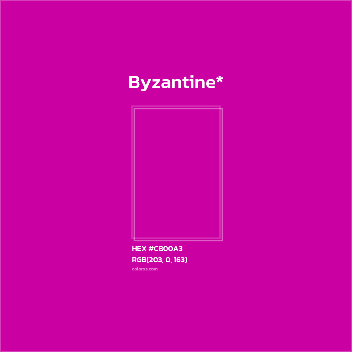 HEX #CB00A3 Color Name, Color Code, Palettes, Similar Paints, Images