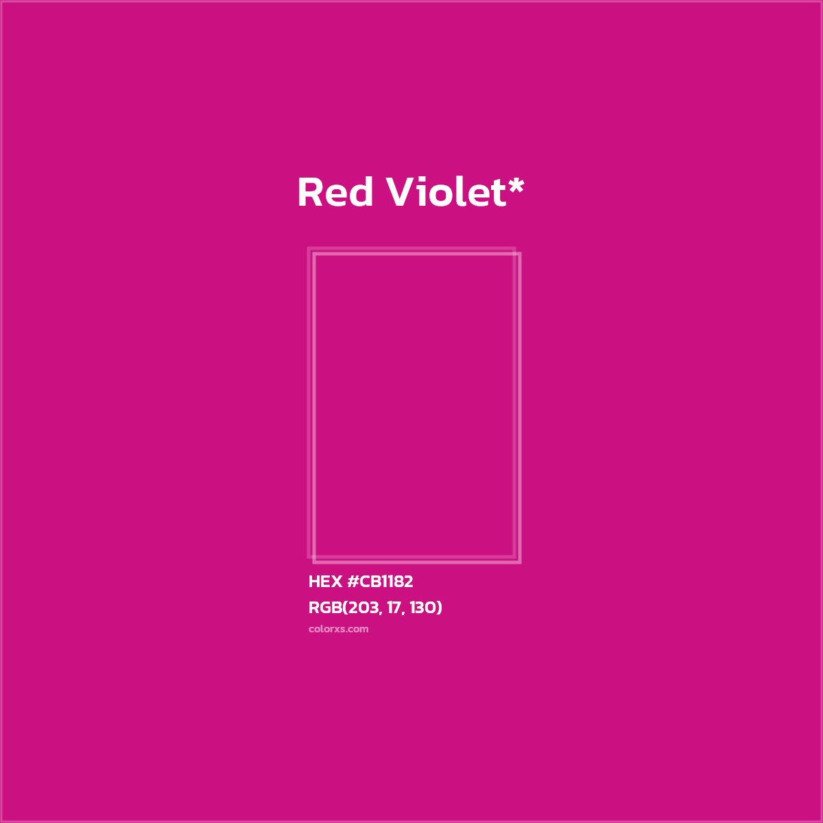 HEX #CB1182 Color Name, Color Code, Palettes, Similar Paints, Images