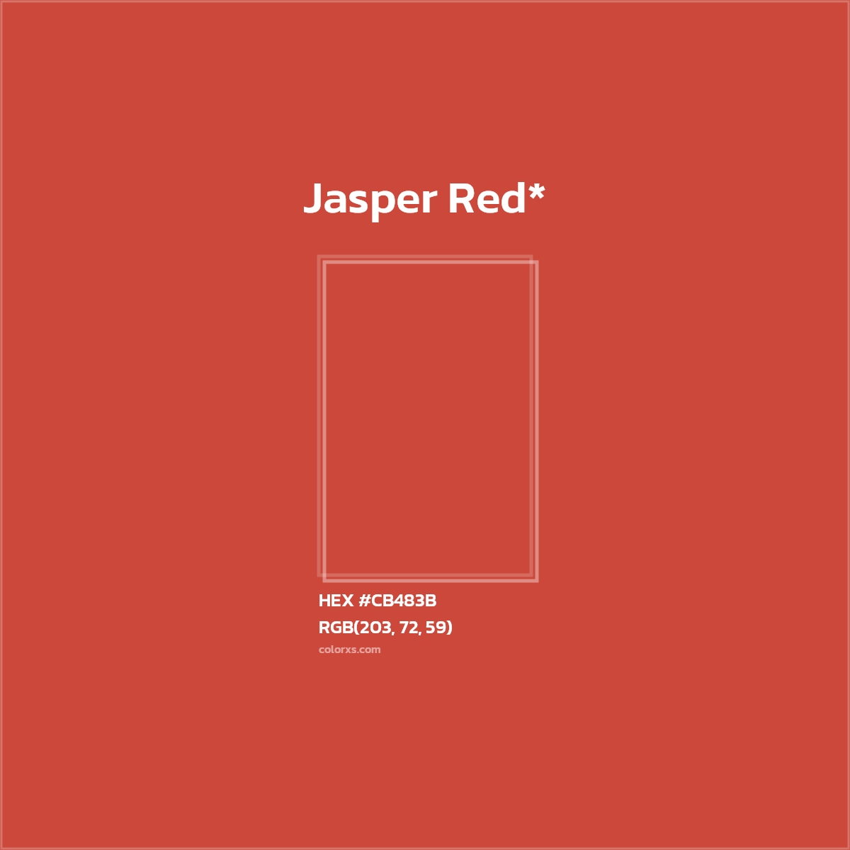 HEX #CB483B Color Name, Color Code, Palettes, Similar Paints, Images