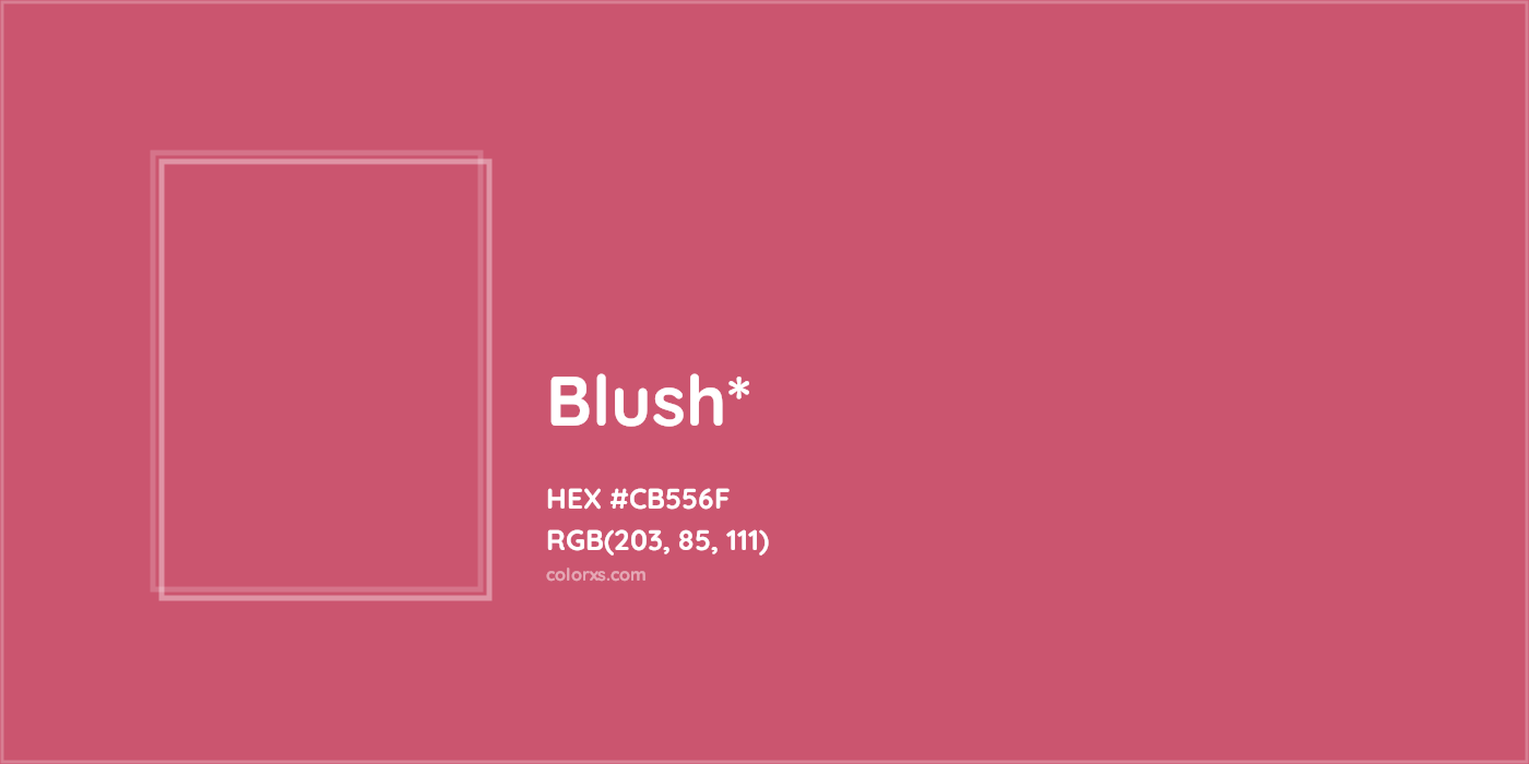 HEX #CB556F Color Name, Color Code, Palettes, Similar Paints, Images