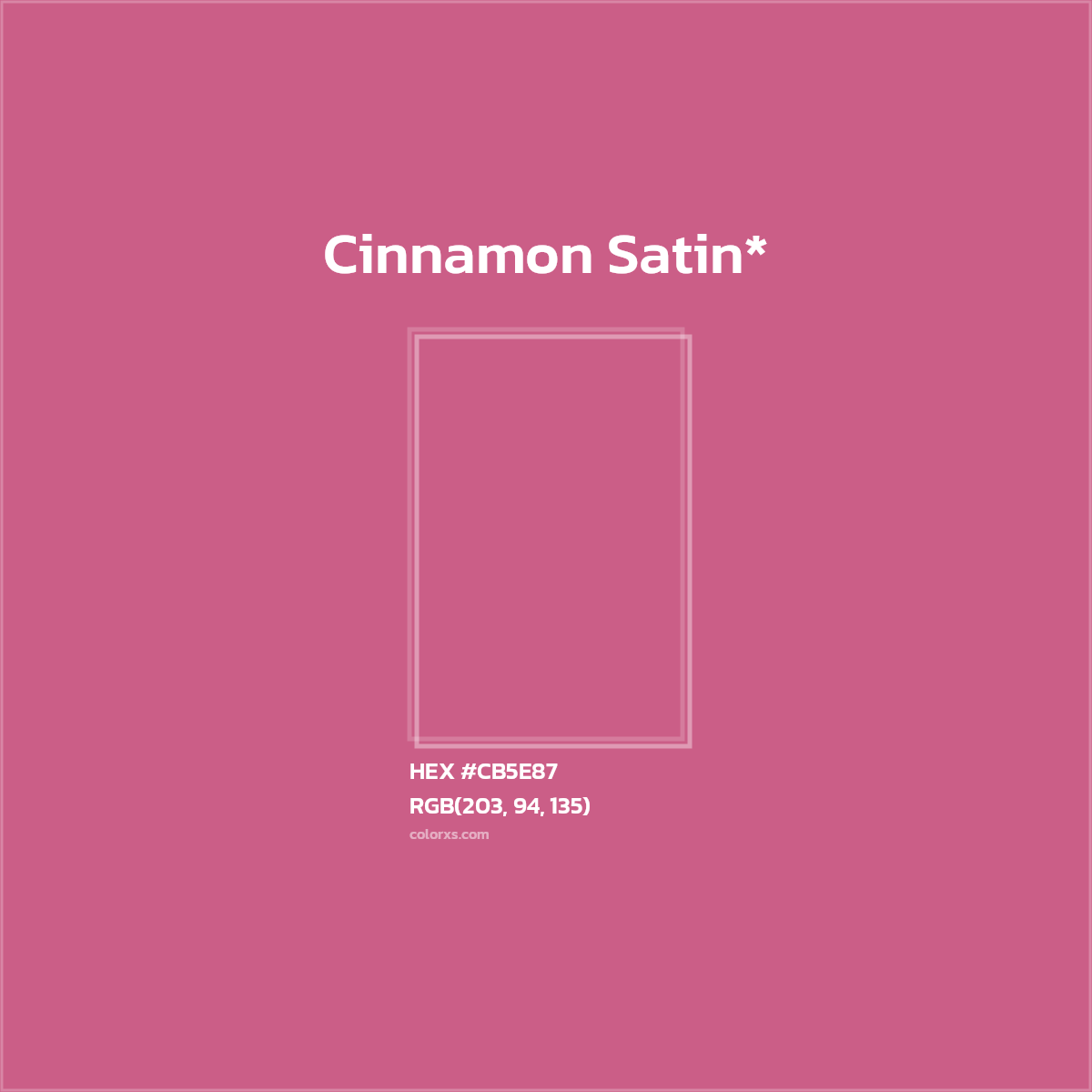 HEX #CB5E87 Color Name, Color Code, Palettes, Similar Paints, Images