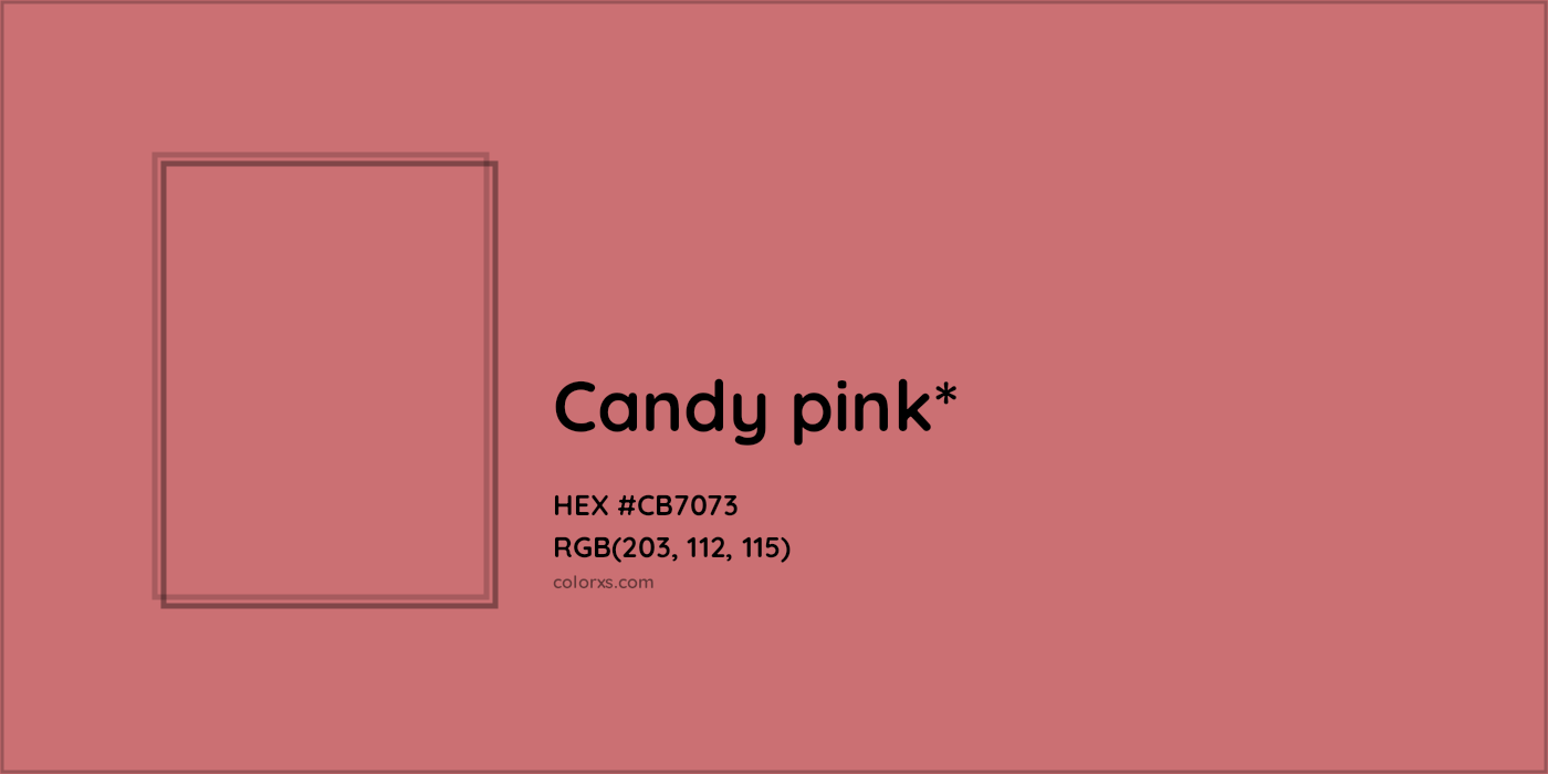 HEX #CB7073 Color Name, Color Code, Palettes, Similar Paints, Images