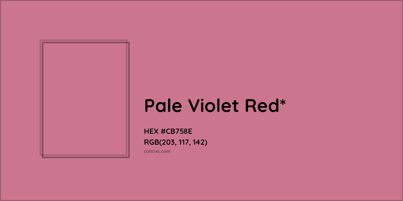 HEX #CB758E Color Name, Color Code, Palettes, Similar Paints, Images