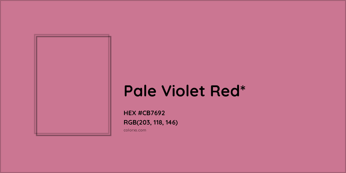 HEX #CB7692 Color Name, Color Code, Palettes, Similar Paints, Images