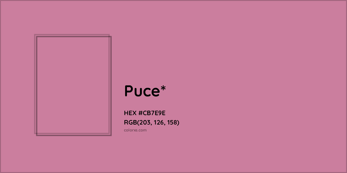 HEX #CB7E9E Color Name, Color Code, Palettes, Similar Paints, Images