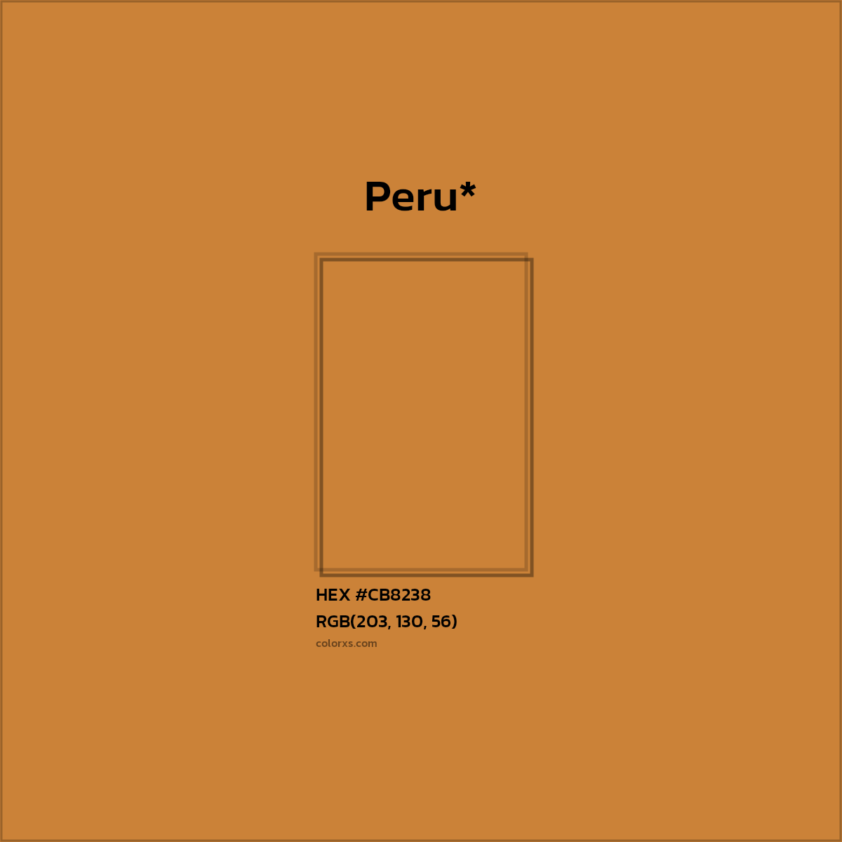 HEX #CB8238 Color Name, Color Code, Palettes, Similar Paints, Images