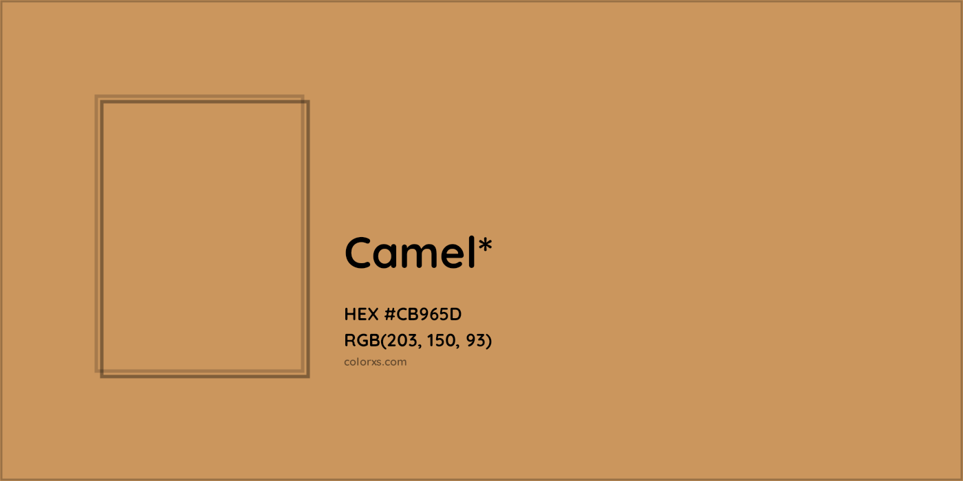 HEX #CB965D Color Name, Color Code, Palettes, Similar Paints, Images