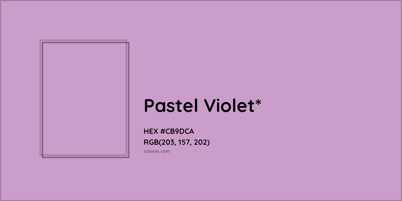 HEX #CB9DCA Color Name, Color Code, Palettes, Similar Paints, Images