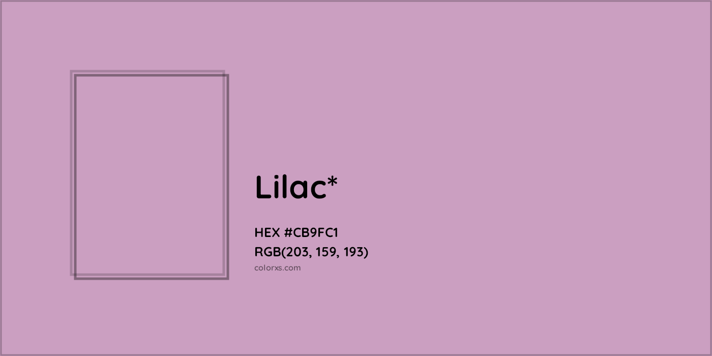 HEX #CB9FC1 Color Name, Color Code, Palettes, Similar Paints, Images