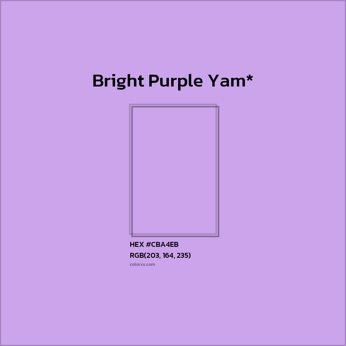 HEX #CBA4EB Color Name, Color Code, Palettes, Similar Paints, Images