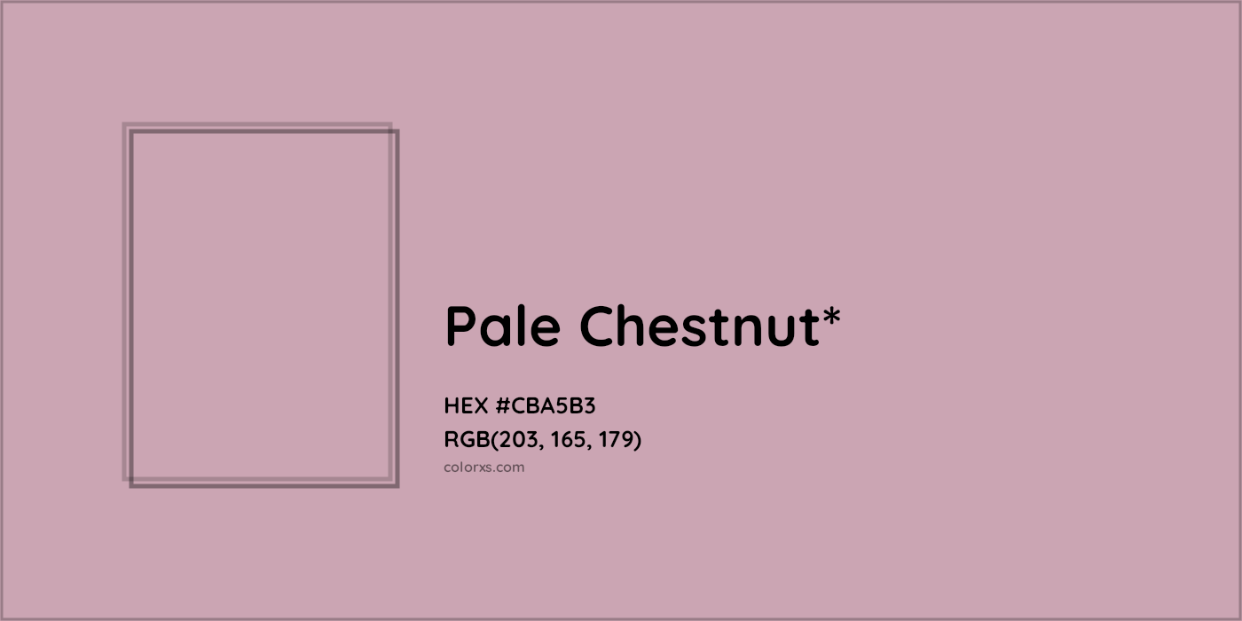 HEX #CBA5B3 Color Name, Color Code, Palettes, Similar Paints, Images