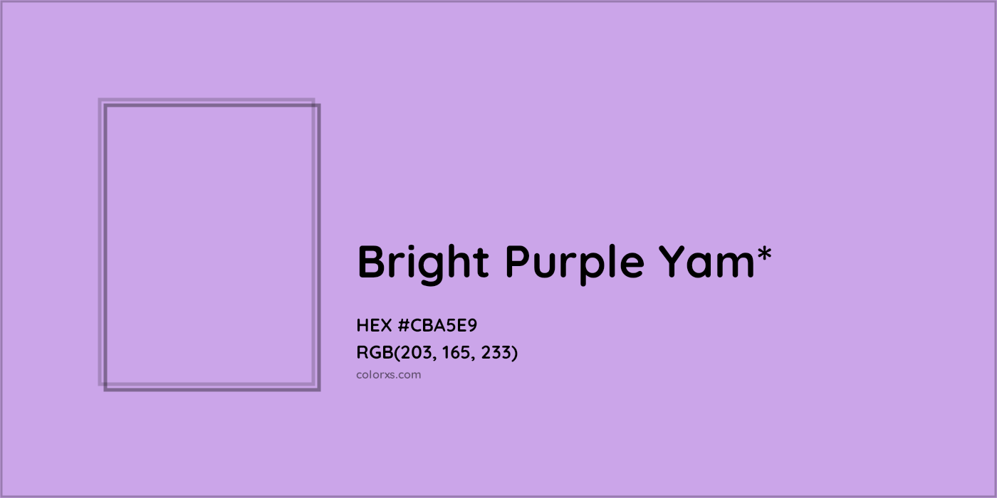 HEX #CBA5E9 Color Name, Color Code, Palettes, Similar Paints, Images
