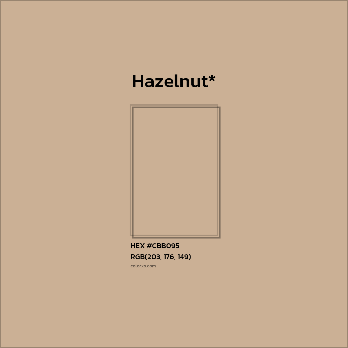 HEX #CBB095 Color Name, Color Code, Palettes, Similar Paints, Images