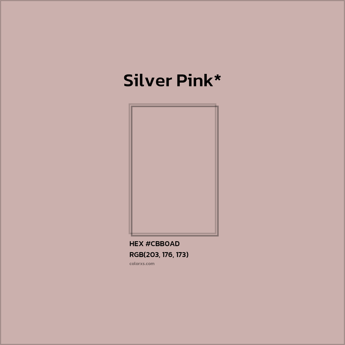 HEX #CBB0AD Color Name, Color Code, Palettes, Similar Paints, Images