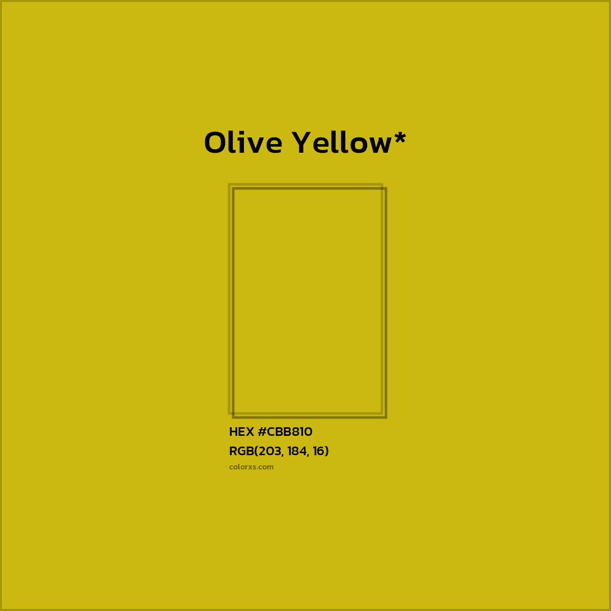 HEX #CBB810 Color Name, Color Code, Palettes, Similar Paints, Images
