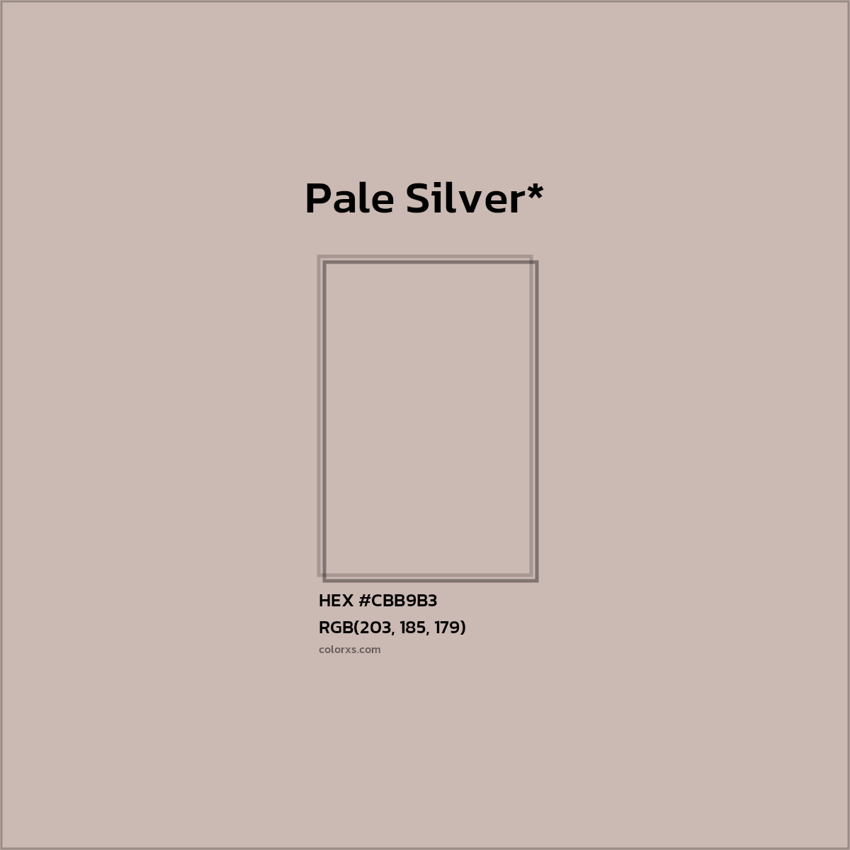 HEX #CBB9B3 Color Name, Color Code, Palettes, Similar Paints, Images