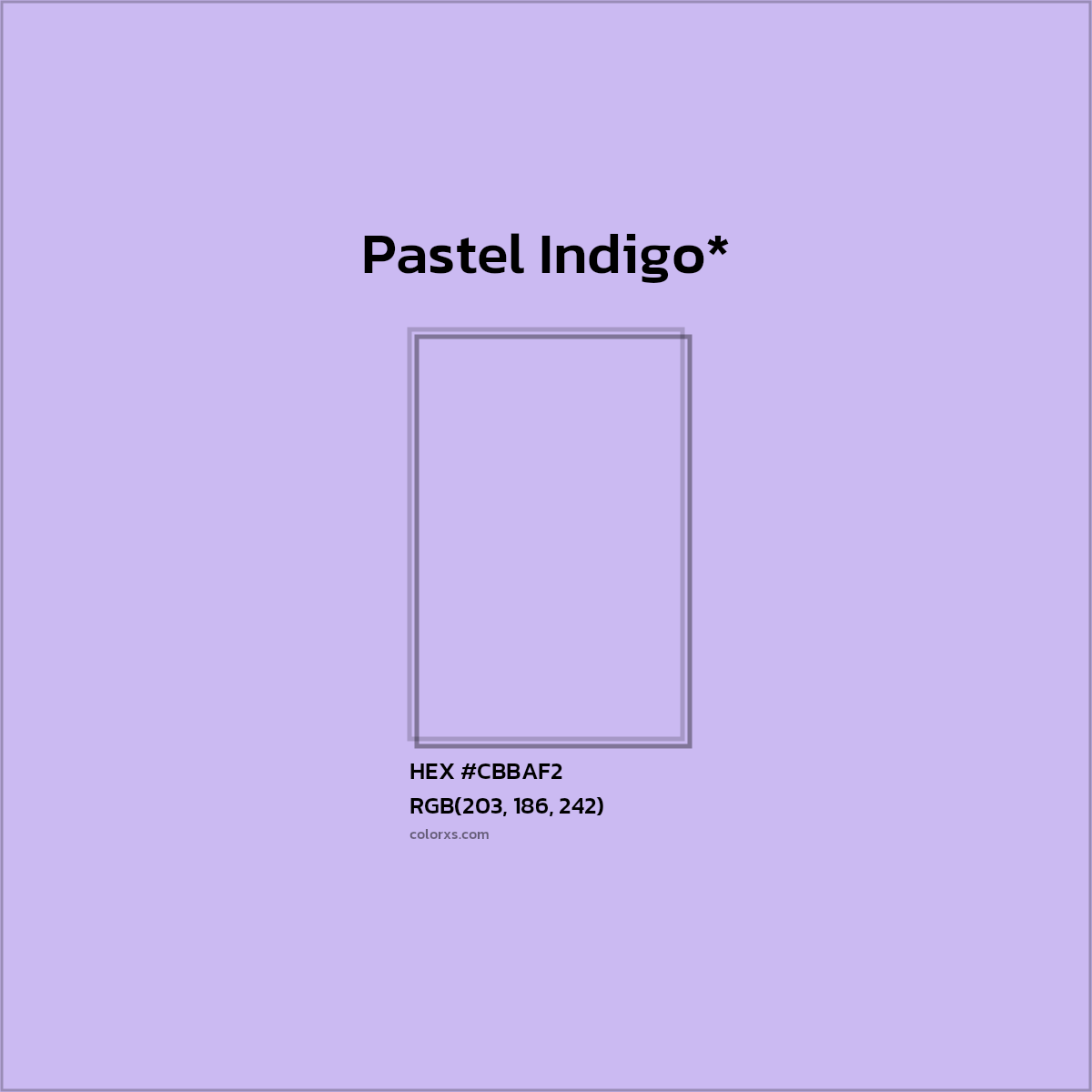 HEX #CBBAF2 Color Name, Color Code, Palettes, Similar Paints, Images