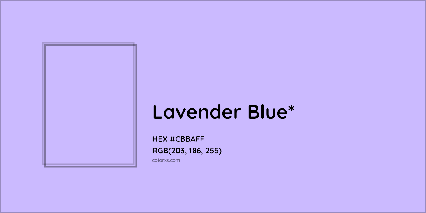 HEX #CBBAFF Color Name, Color Code, Palettes, Similar Paints, Images