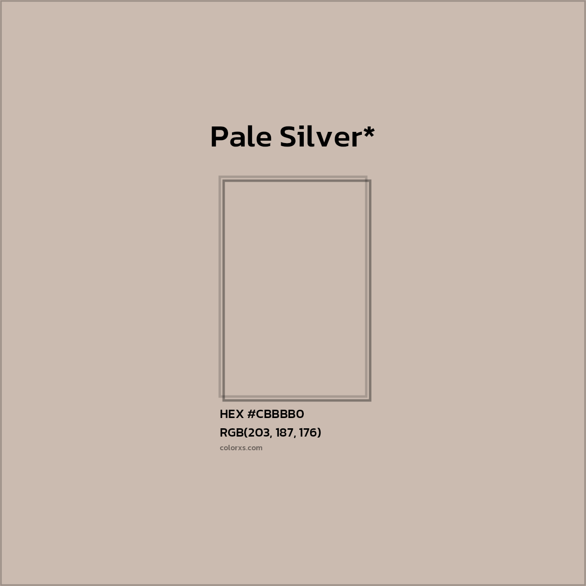 HEX #CBBBB0 Color Name, Color Code, Palettes, Similar Paints, Images