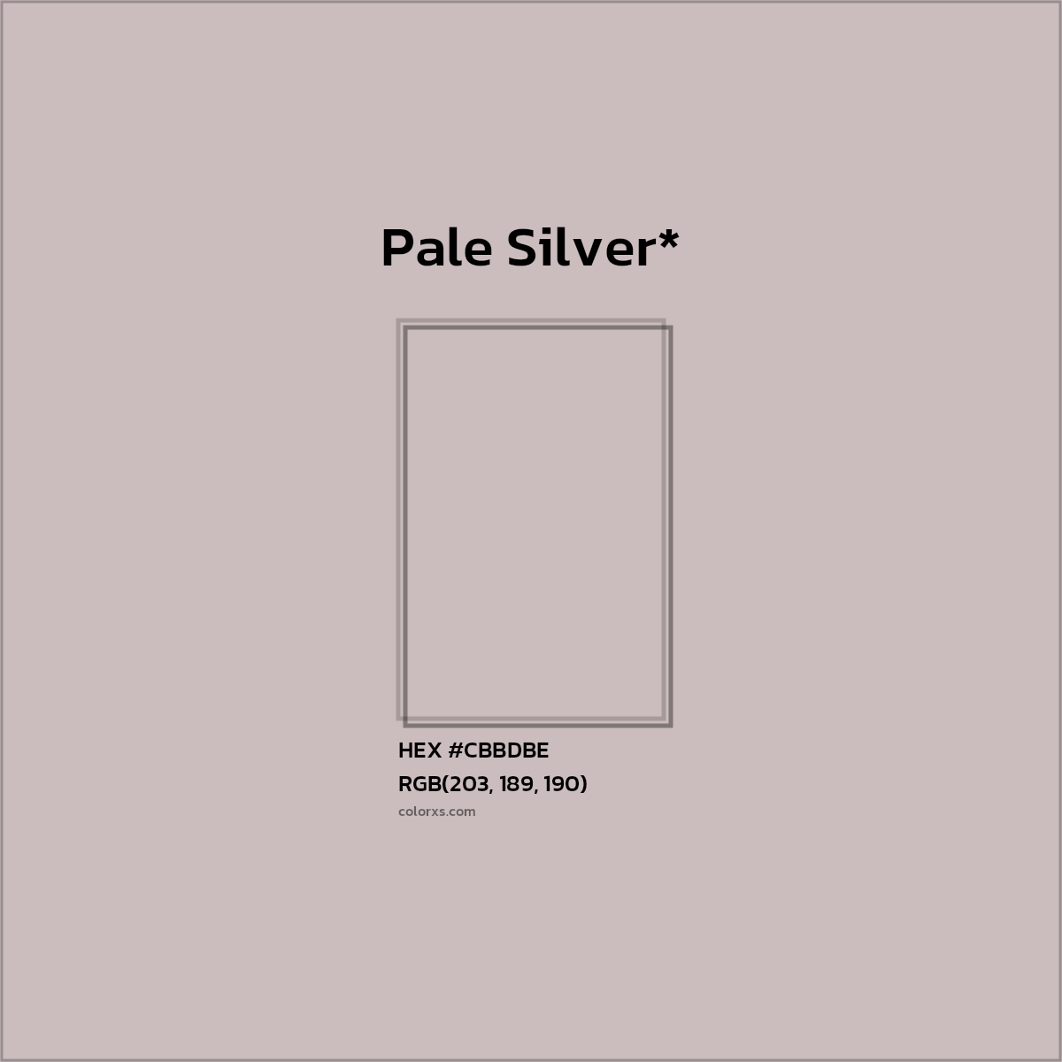 HEX #CBBDBE Color Name, Color Code, Palettes, Similar Paints, Images