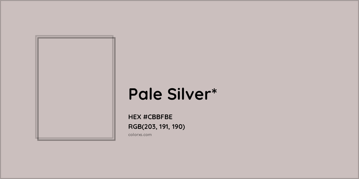 HEX #CBBFBE Color Name, Color Code, Palettes, Similar Paints, Images