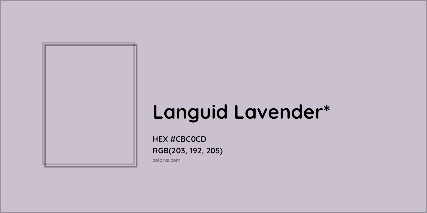 HEX #CBC0CD Color Name, Color Code, Palettes, Similar Paints, Images