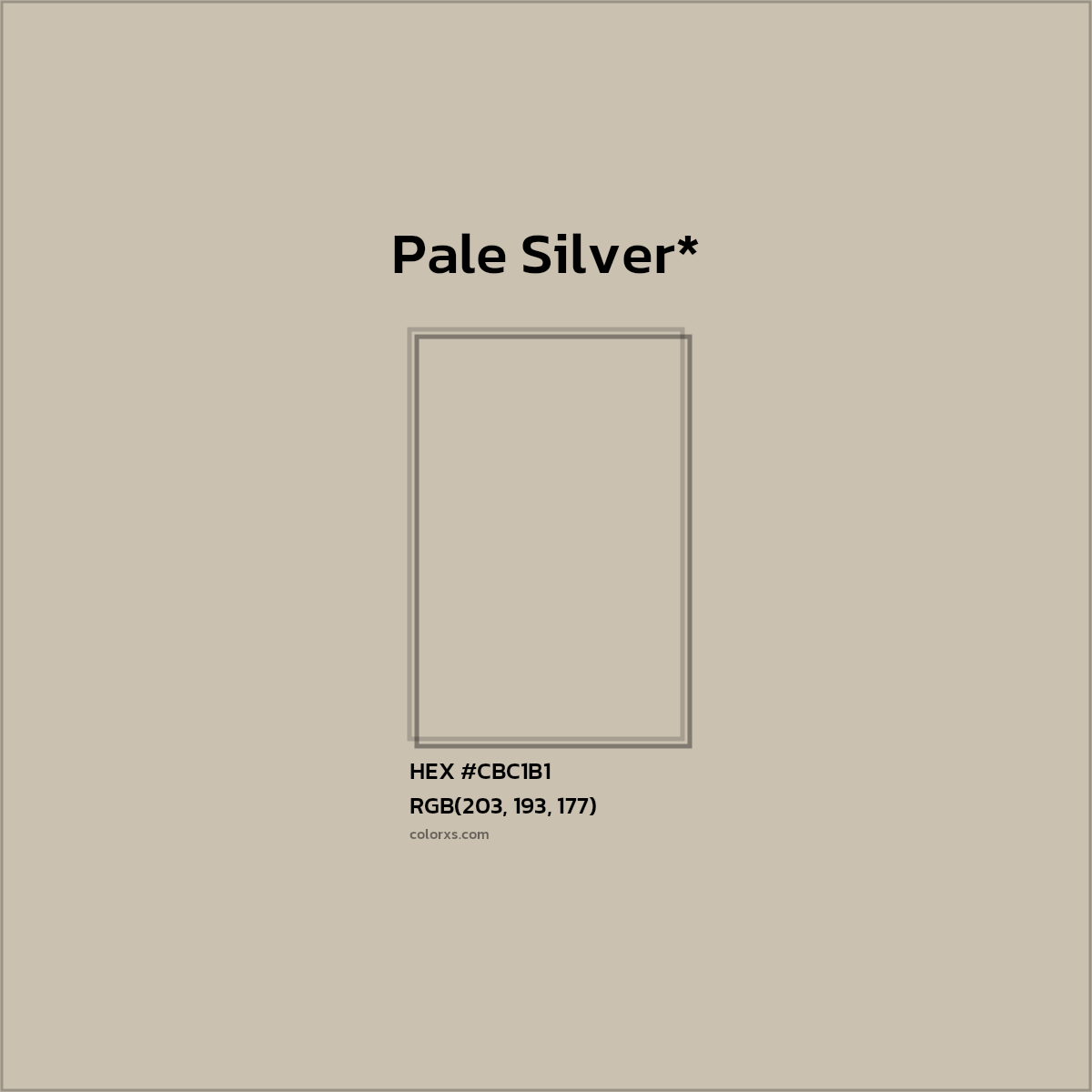HEX #CBC1B1 Color Name, Color Code, Palettes, Similar Paints, Images