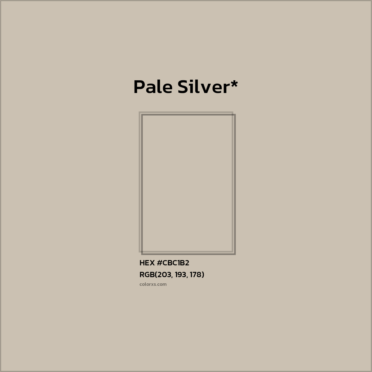 HEX #CBC1B2 Color Name, Color Code, Palettes, Similar Paints, Images
