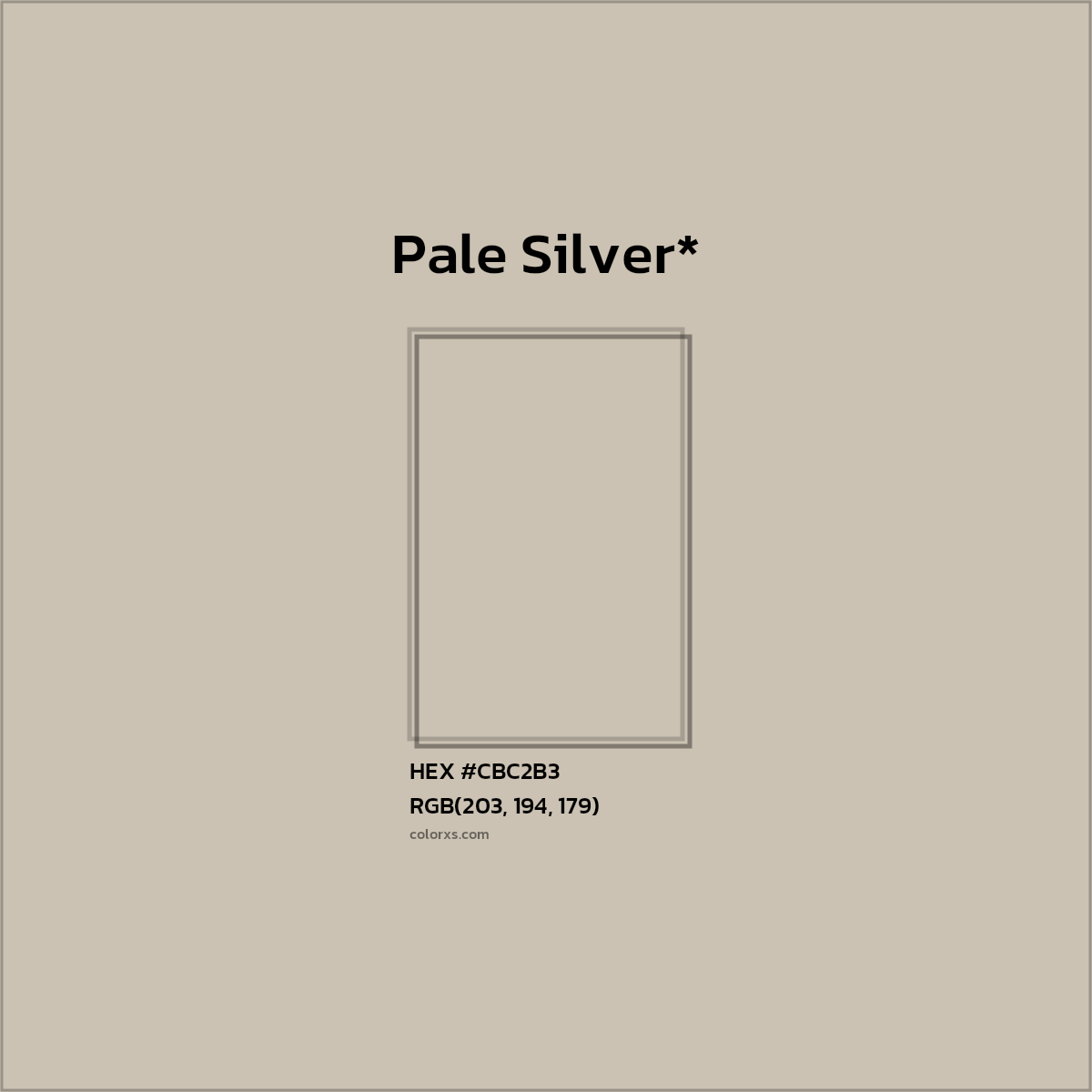 HEX #CBC2B3 Color Name, Color Code, Palettes, Similar Paints, Images