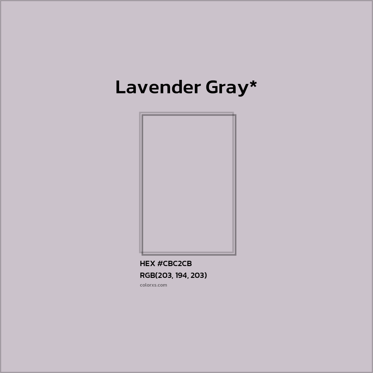 HEX #CBC2CB Color Name, Color Code, Palettes, Similar Paints, Images