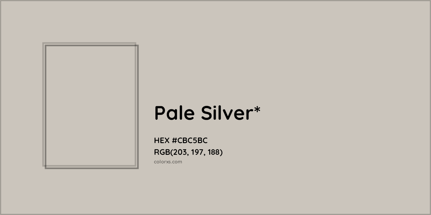 HEX #CBC5BC Color Name, Color Code, Palettes, Similar Paints, Images