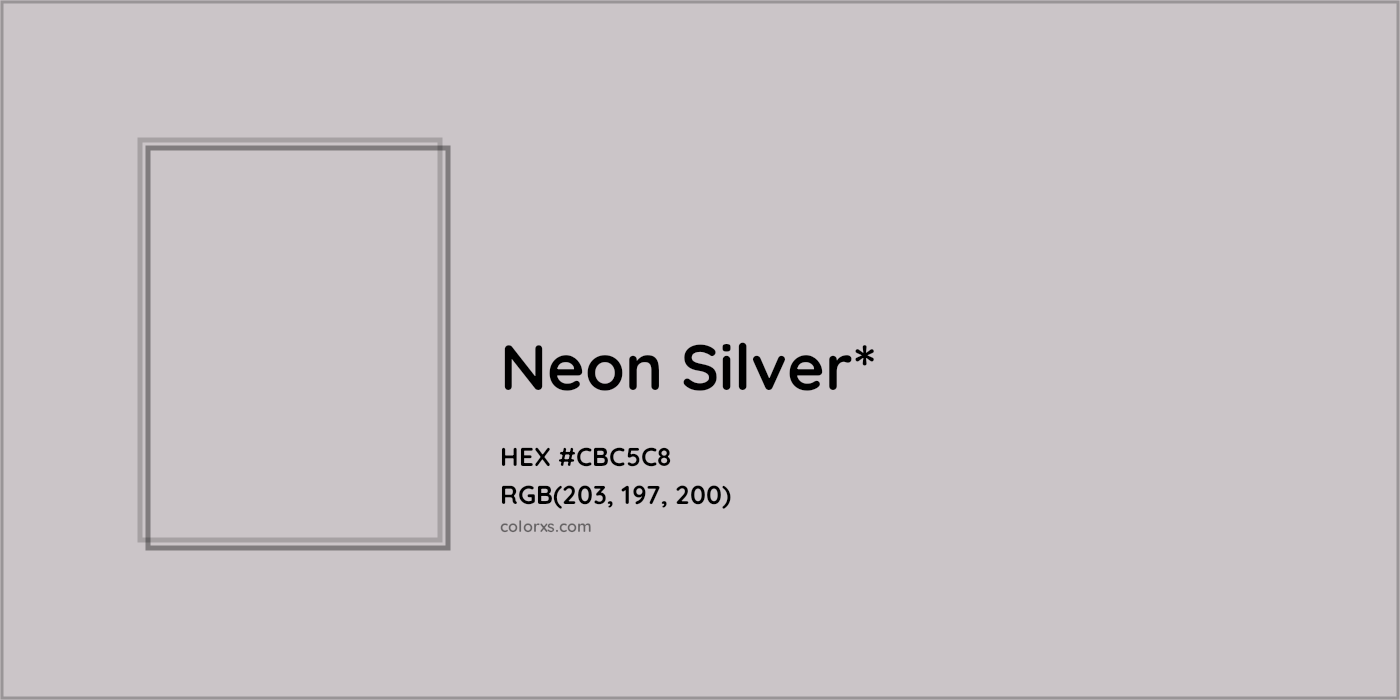 HEX #CBC5C8 Color Name, Color Code, Palettes, Similar Paints, Images