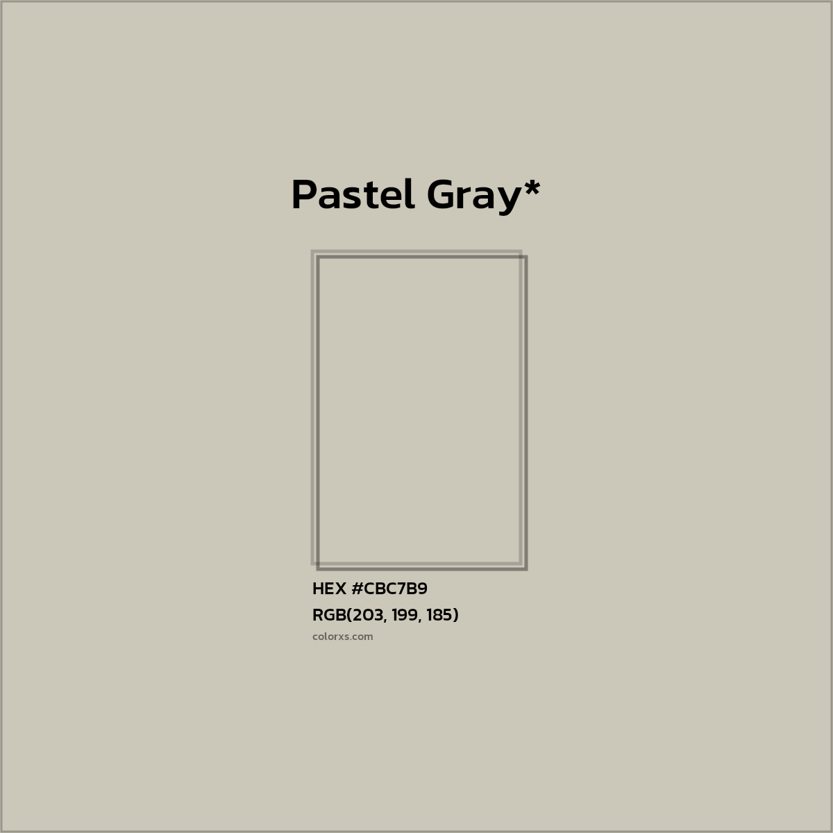 HEX #CBC7B9 Color Name, Color Code, Palettes, Similar Paints, Images