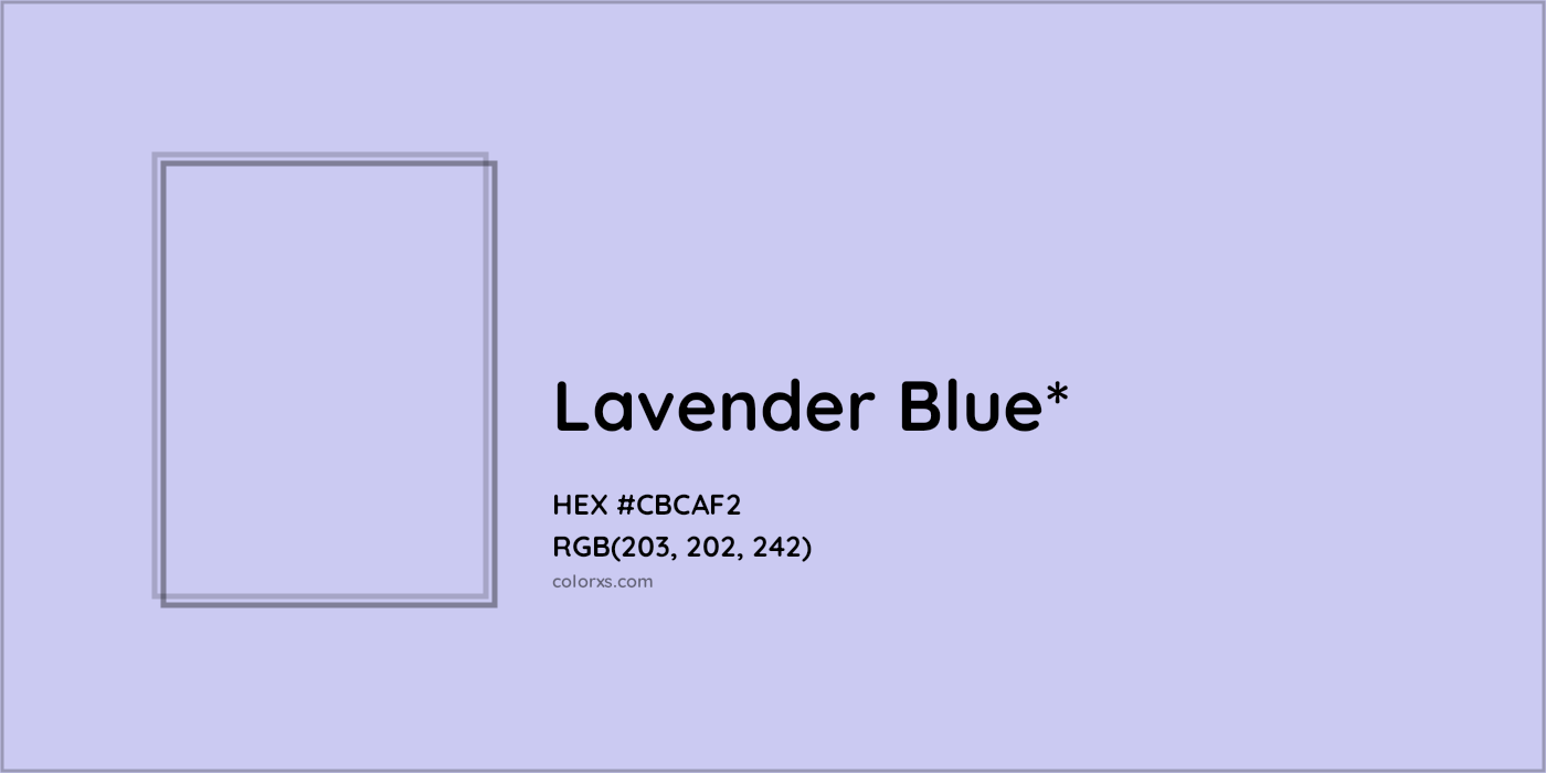HEX #CBCAF2 Color Name, Color Code, Palettes, Similar Paints, Images