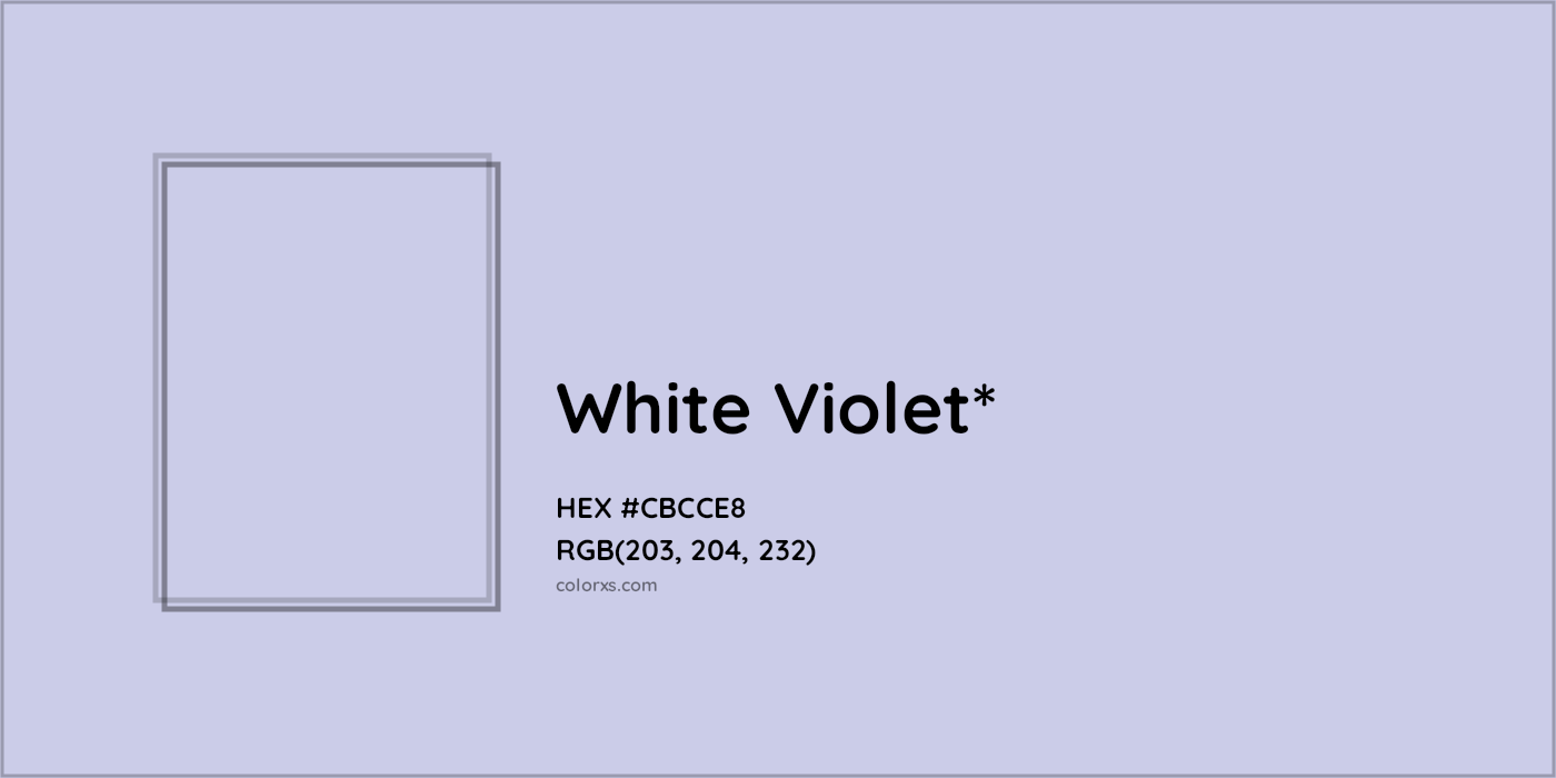 HEX #CBCCE8 Color Name, Color Code, Palettes, Similar Paints, Images