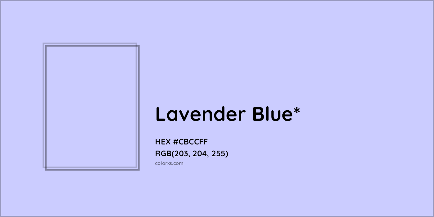 HEX #CBCCFF Color Name, Color Code, Palettes, Similar Paints, Images