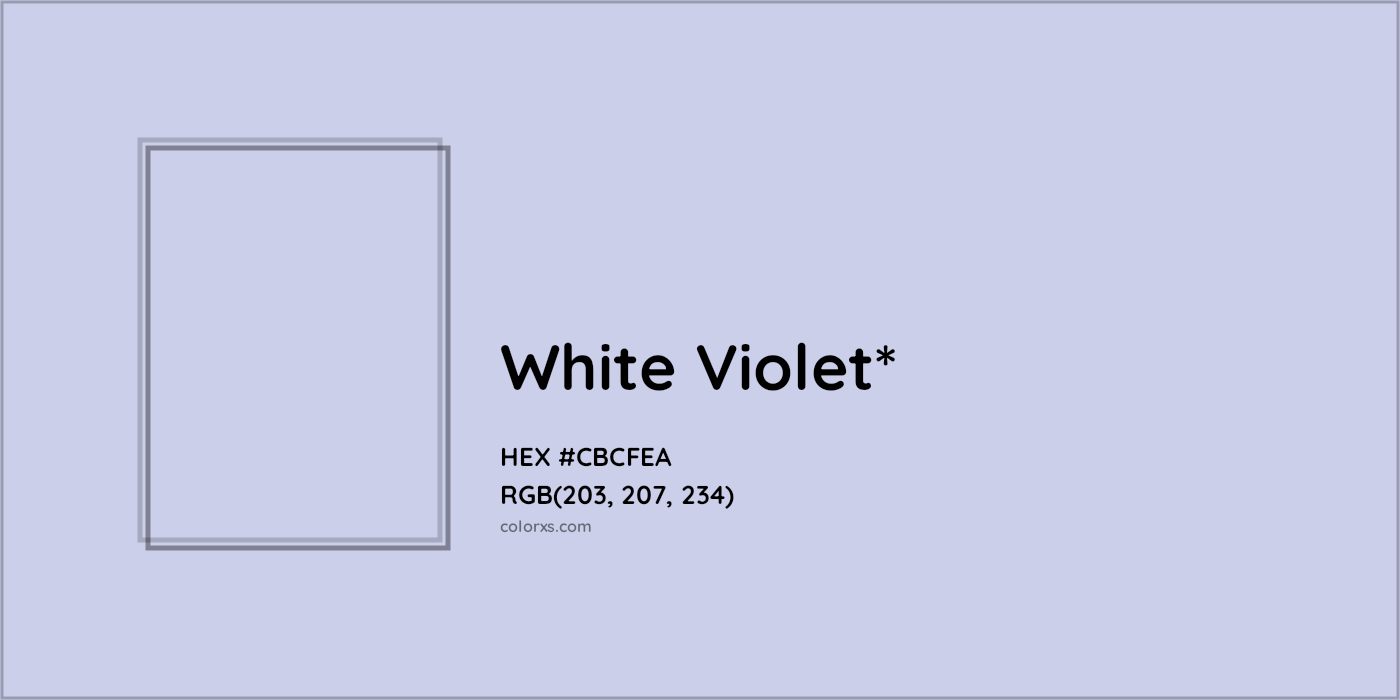 HEX #CBCFEA Color Name, Color Code, Palettes, Similar Paints, Images