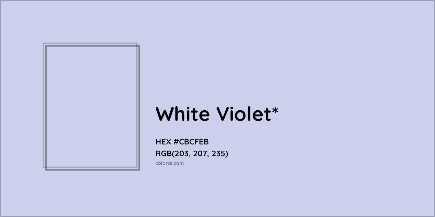 HEX #CBCFEB Color Name, Color Code, Palettes, Similar Paints, Images