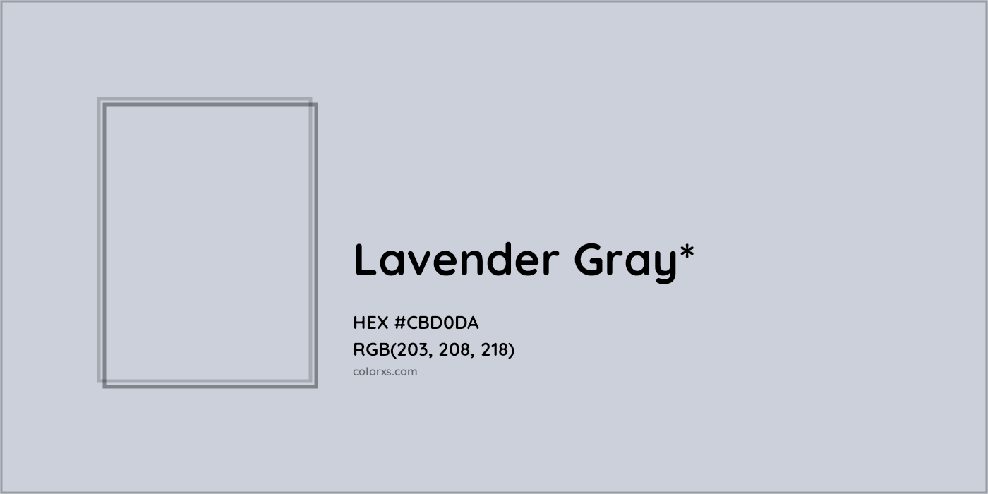 HEX #CBD0DA Color Name, Color Code, Palettes, Similar Paints, Images