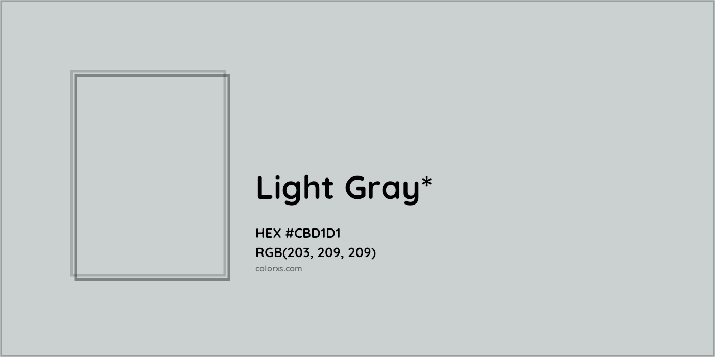 HEX #CBD1D1 Color Name, Color Code, Palettes, Similar Paints, Images