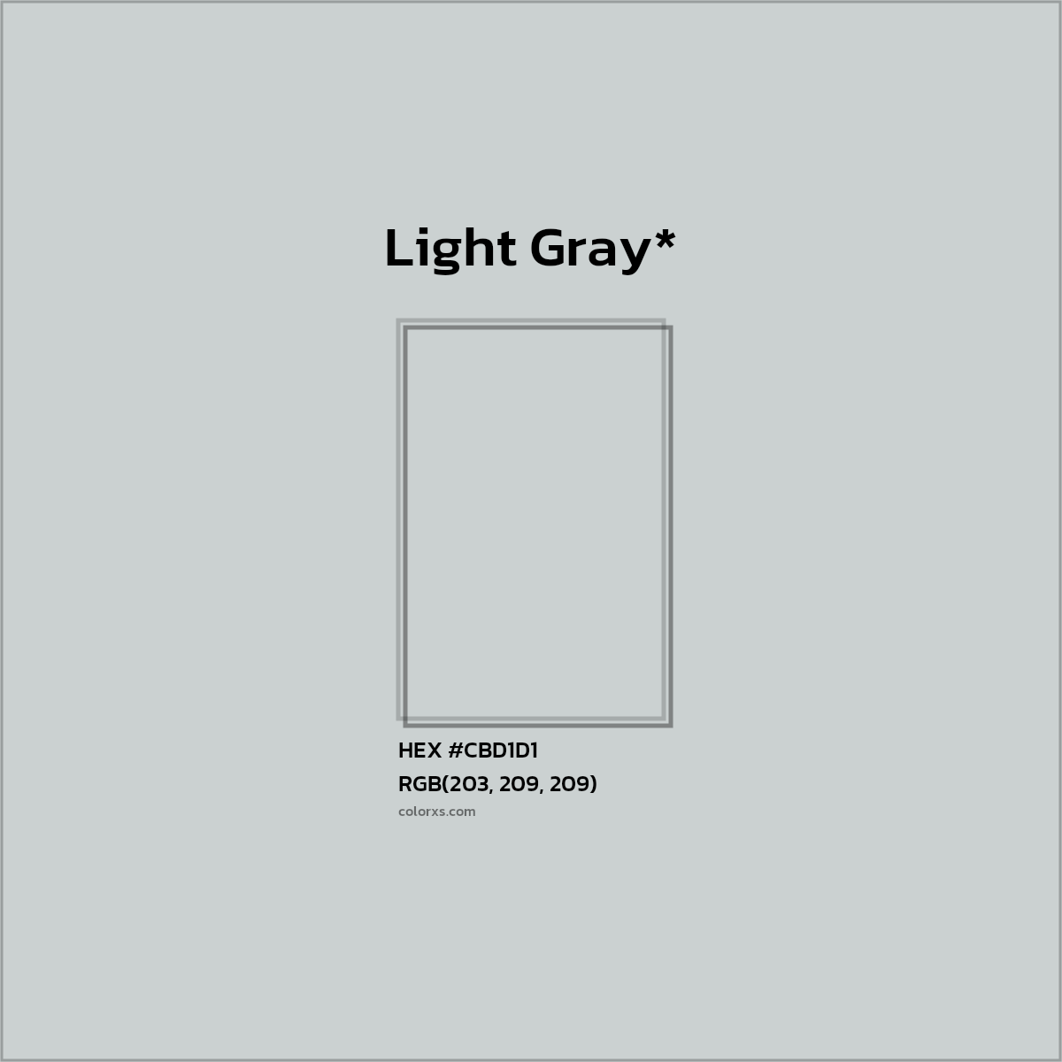 HEX #CBD1D1 Color Name, Color Code, Palettes, Similar Paints, Images