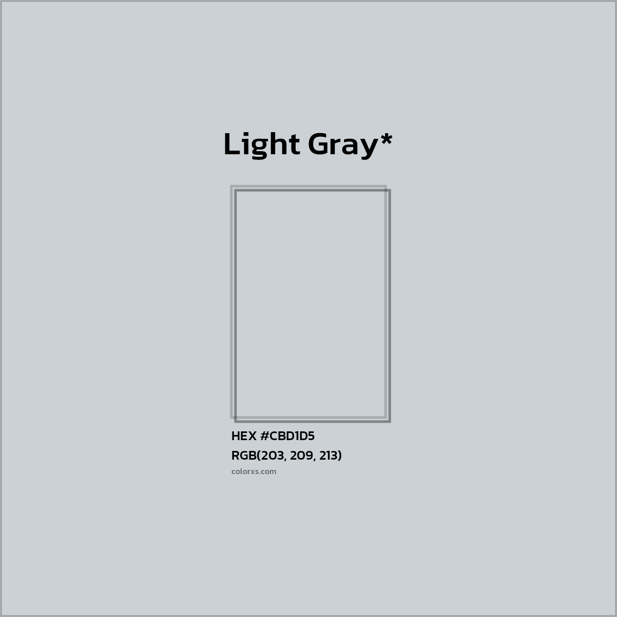 HEX #CBD1D5 Color Name, Color Code, Palettes, Similar Paints, Images