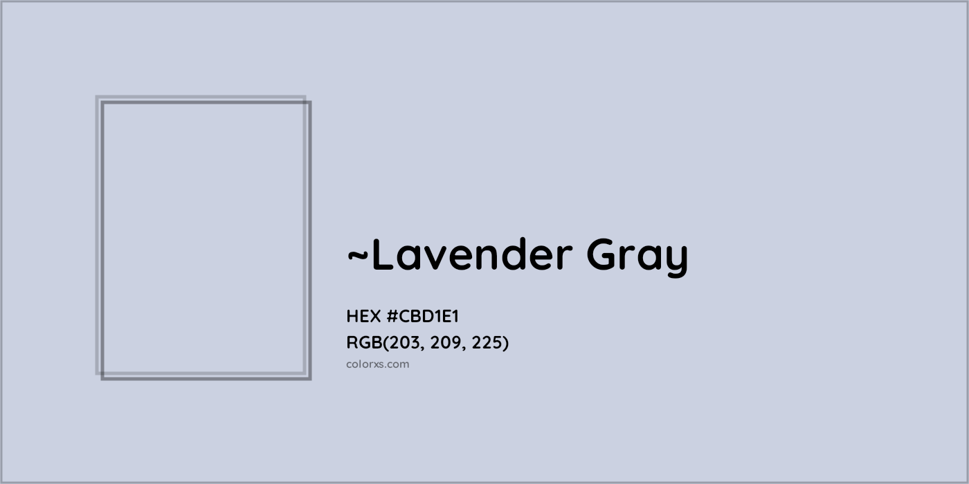 HEX #CBD1E1 Color Name, Color Code, Palettes, Similar Paints, Images