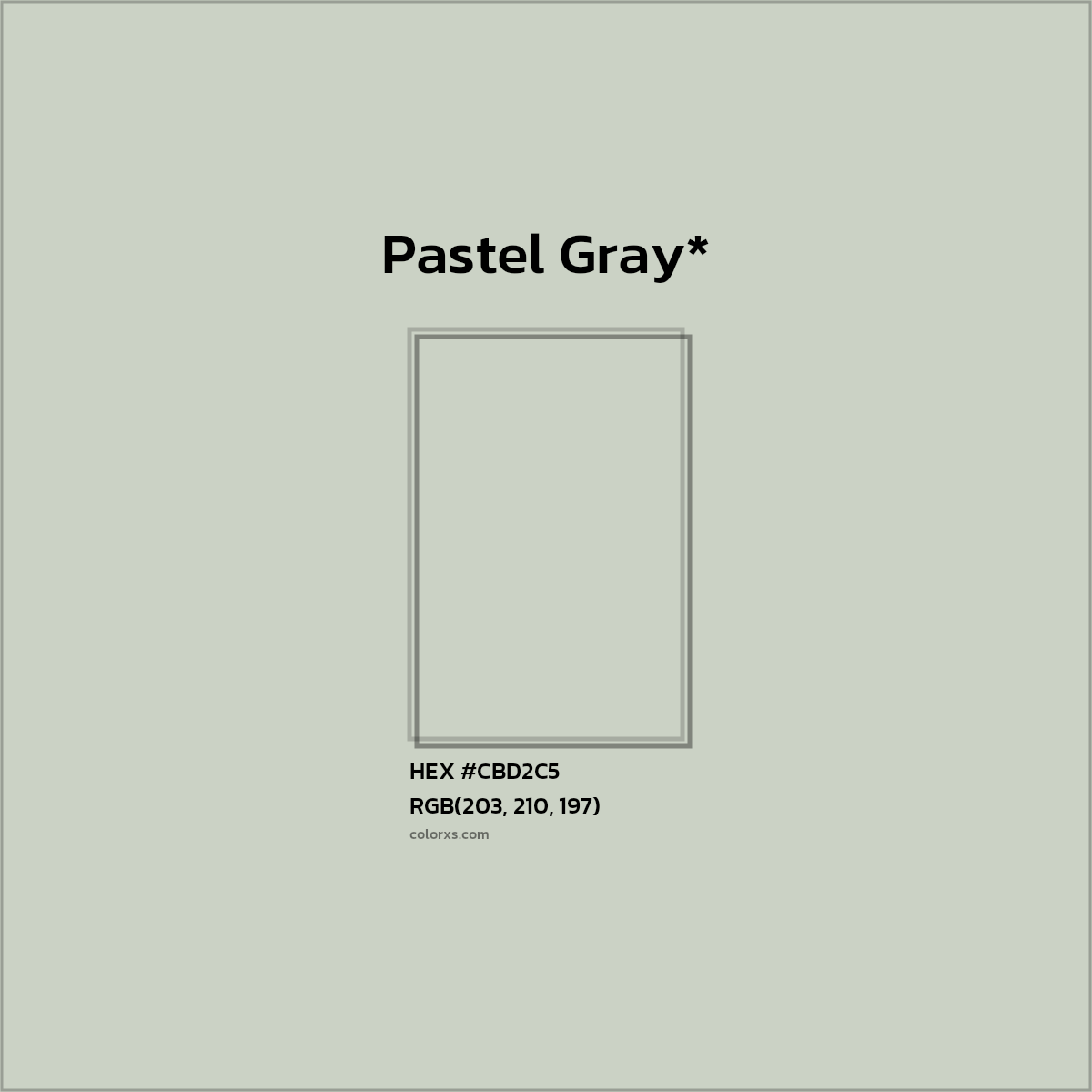 HEX #CBD2C5 Color Name, Color Code, Palettes, Similar Paints, Images