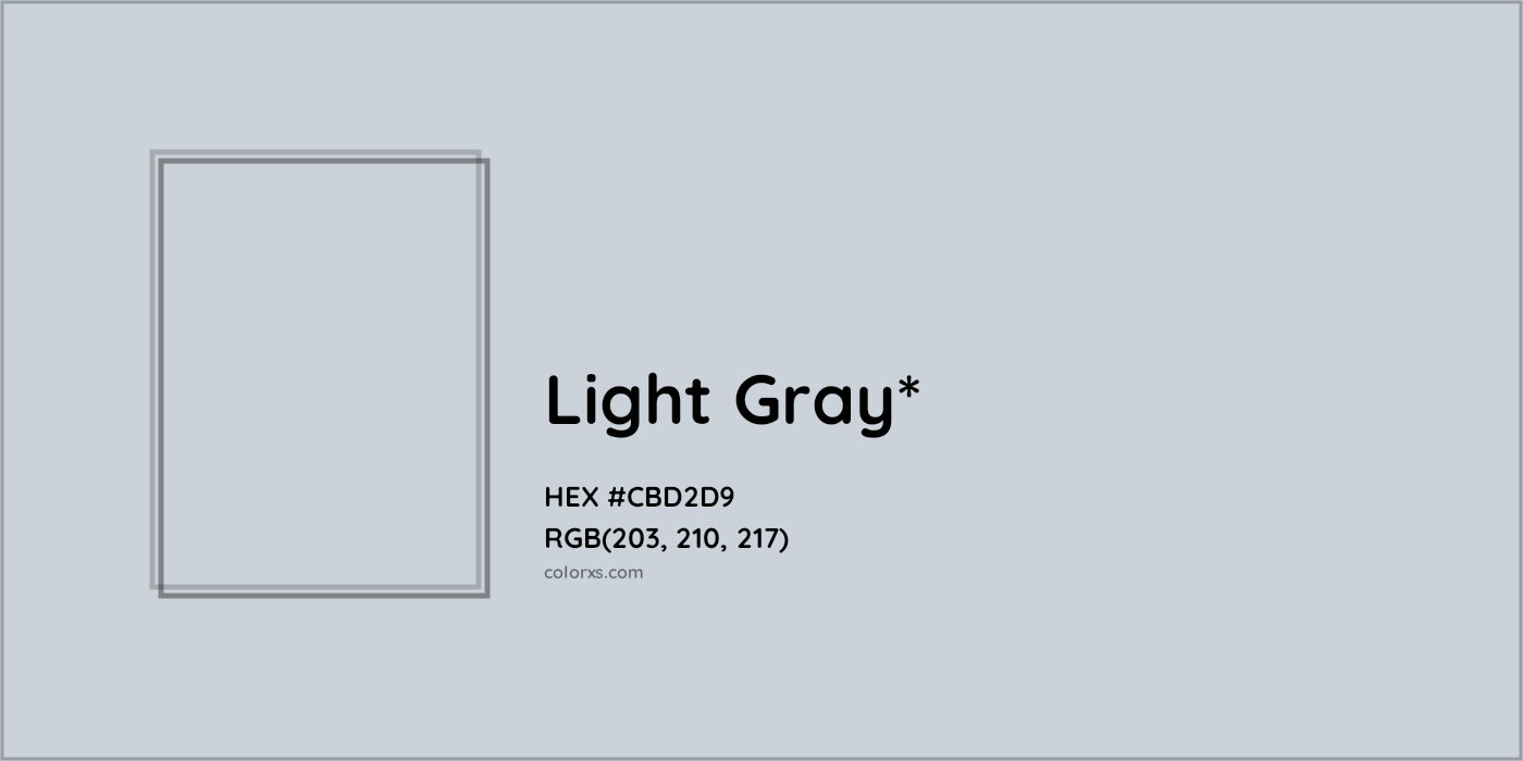 HEX #CBD2D9 Color Name, Color Code, Palettes, Similar Paints, Images