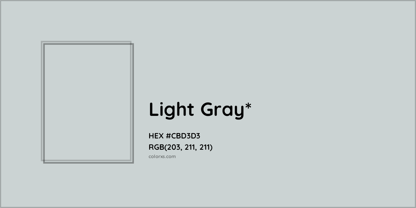 HEX #CBD3D3 Color Name, Color Code, Palettes, Similar Paints, Images
