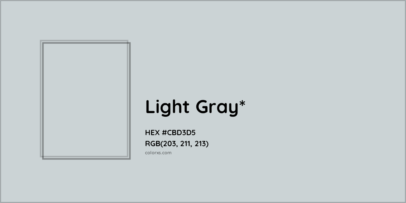 HEX #CBD3D5 Color Name, Color Code, Palettes, Similar Paints, Images