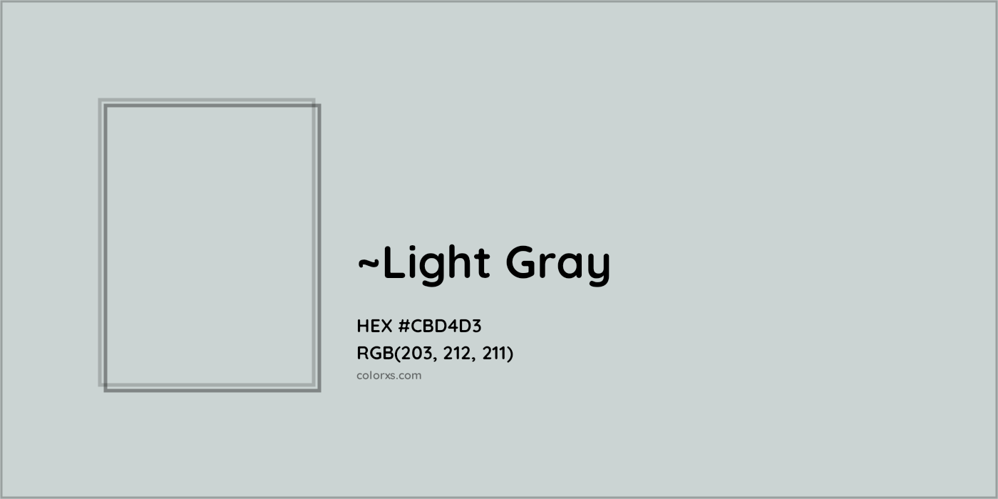 HEX #CBD4D3 Color Name, Color Code, Palettes, Similar Paints, Images