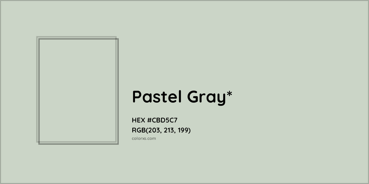 HEX #CBD5C7 Color Name, Color Code, Palettes, Similar Paints, Images