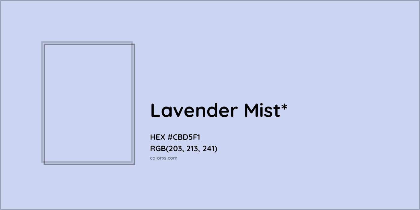 HEX #CBD5F1 Color Name, Color Code, Palettes, Similar Paints, Images